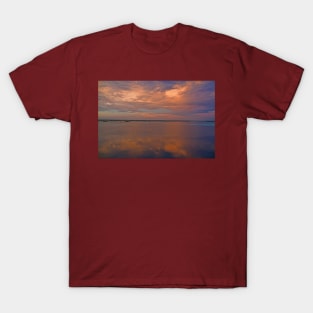 Dawn. Lake Bacalar. Mexico T-Shirt